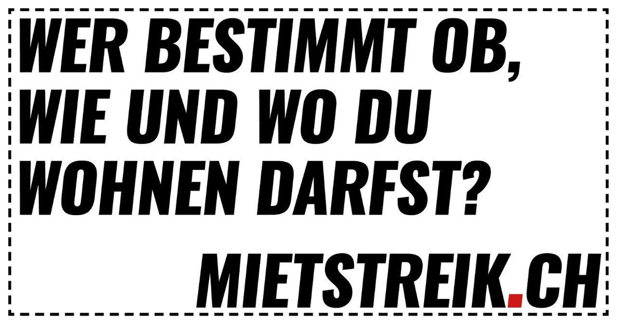 MietstreikCH's tweet photo. Wer bestimmt ob, wie und wo du wohnen darfst?

Mietstreik jetzt! - https://t.co/SgEFxQhPsr 
#mietstreik #wohnenfüralle #mietstreikJetzt #rechtaufstadt #mietenwahnsinn #corona #crisis  #staysafe #genstrike https://t.co/iVmIglc3Dy
