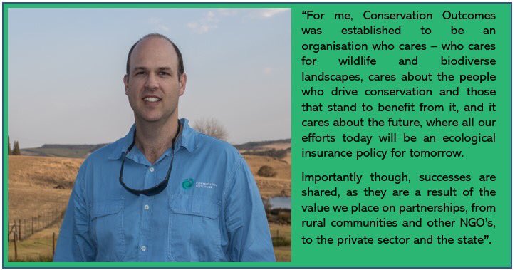 Celebrating 5 years of CONSERVATION ACTION - Chris Galliers joined Conservation Outcomes in 2017, and brought an incredible range of skills and contacts. Chris lives the philosophy of “partnerships” and spends a lot of time in building and maintain relationships in the sector.