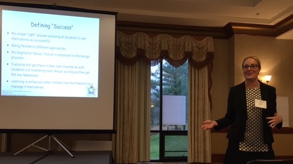 Teacher Appreciation Week, Day 4! @hcpss early childhood teachers share their wealth of professional knowledge with colleagues across the state. Here, 
<a href="/hcpss_nes/">Northfield ES</a> kindergarten ITL Ms. Allan presents a breakout session at the Ready at Five school readiness symposium!