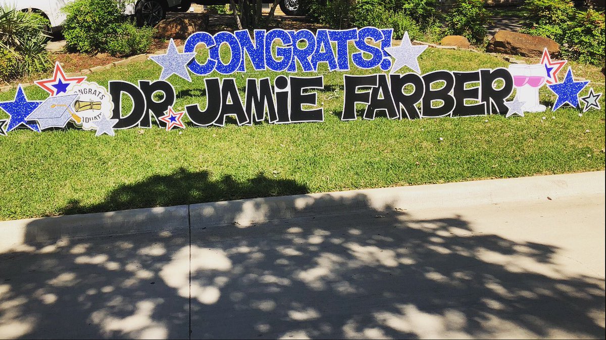 jjfarber831's tweet photo. Thank you to everyone for the outpouring of love and congratulations! Truly, THANK YOU for your support throughout my entire doctoral journey! Y’all make my ❤️smile! 🤗😘 https://t.co/aBhvJVV605
