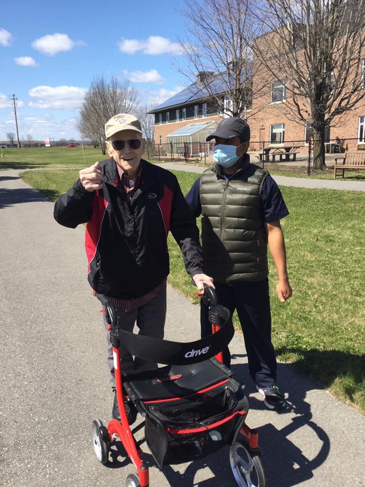 CORLTCHs's tweet photo. Shades on and ready to walk! Great job to Harold for completing 3 LAPS today! Determined, positive and motivated! Harold loved listening to @ShaniaTwain today! 👣✨💙

#StridesForSmilesBM #OneStepAtATime #HatsOffToHarold 

To donate, click here ➡️ https://t.co/8abNYqDN3d https://t.co/eQhDubKt9g
