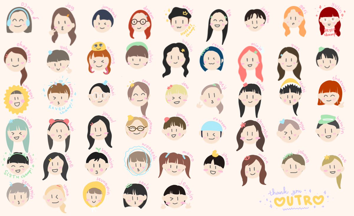OTRWOOZI's tweet photo. everyone logged off so idk who will see this but i went to hell and back for this asdfghg i also gave y'all some head accessories that match your house color (hopefully the right house) i think i've said a ton of cheesy stuff already so,, catch y'all on fl and see you in 5 yrs https://t.co/32nqJV9WBo