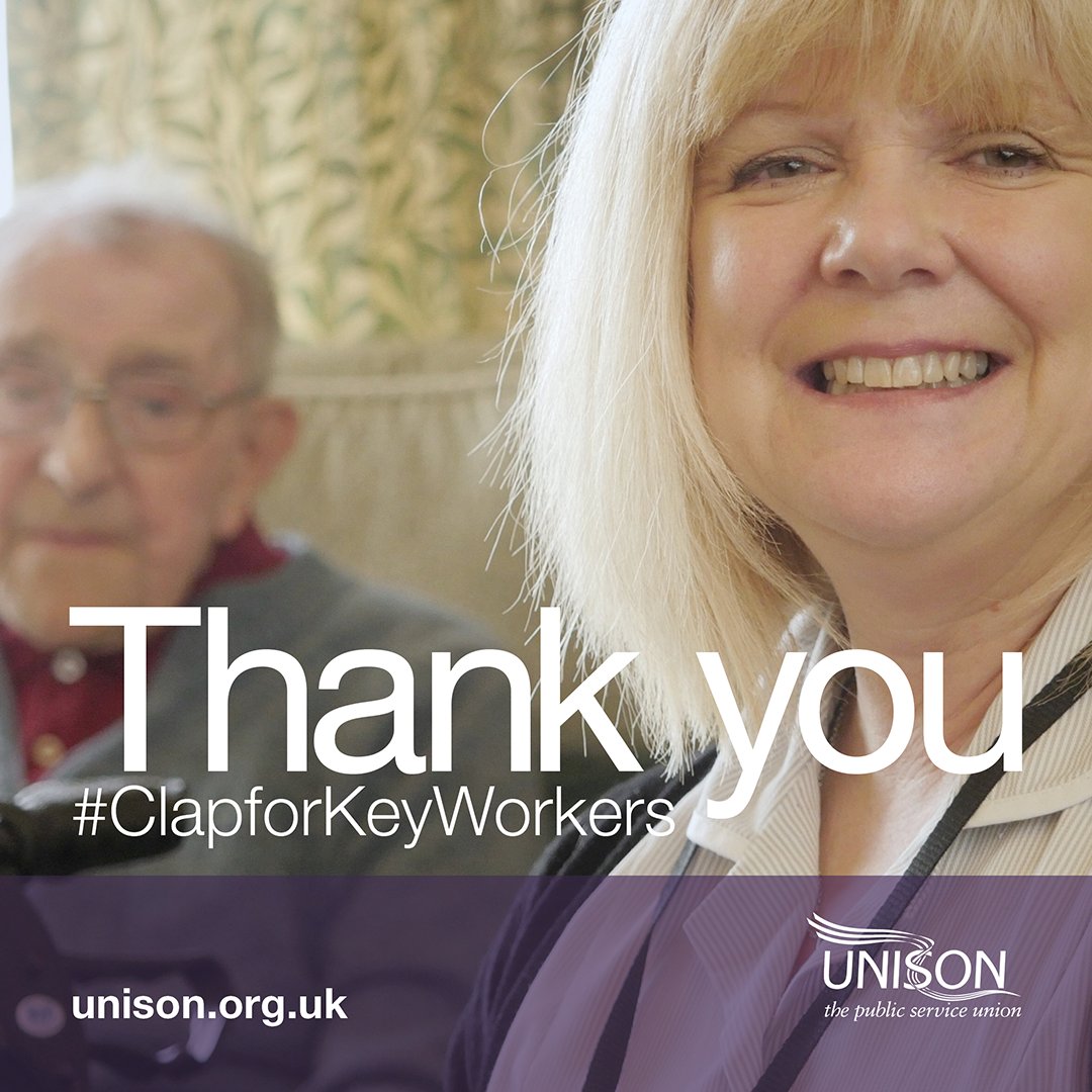unisonyh's tweet photo. As we prepare to #ClapForKeyWorkers again tonight to applaud our members in care, the NHS and other essential public services who have risen to the challenge of dealing with this pandemic, will you sign our petition demanding #PPENotPromises?

👉 https://t.co/NFN3JAZBfQ 👈 https://t.co/iwh7C2QAvO