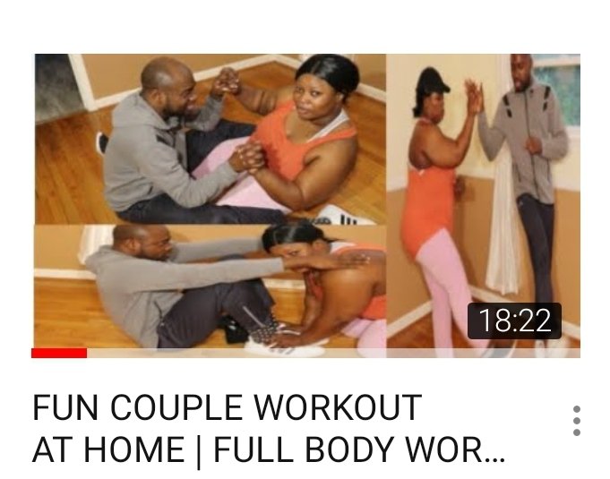 BukolaRodoye's tweet photo. Looking for a fun couple workout activities? I got you 👍Watch my latest video on YouTube  #BukolaRYtv #FamilyVlog  #ModernNigerianFamily #VideoStoryTeller #DMVYouTuber #CoupleGoals #FitnessMotivation #homegym #WorkoutFromHome
⬇️⬇️ https://t.co/dbngrMTTa7 https://t.co/wG3mtIaNwj