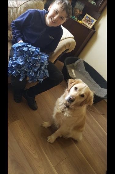 gsmhicd's tweet photo. Evan upcycled an old pair of pyjamas and bath mat to create a snuffle mat, the perfect activity for people whose dogs are struggling with being stuck in the house more!
@ATHE_HomeEc #homeeconomics #Makeovermay2020 https://t.co/SibTA458g0