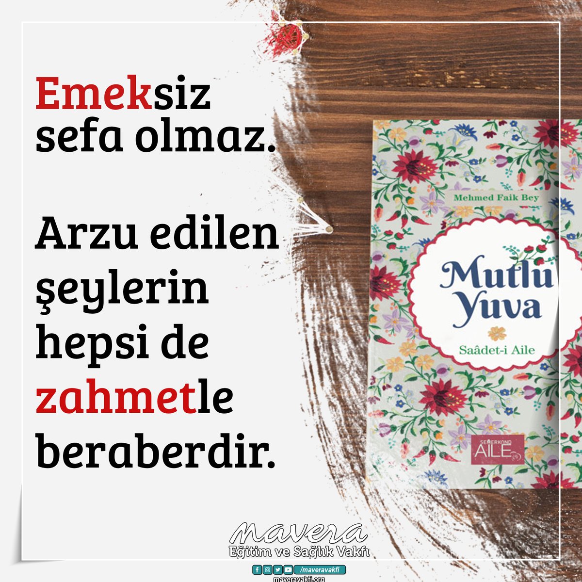maveravakfi's tweet photo. Görseldeki alıntılar, Mehmed Faik Bey'in Saadet-i Aile isimli eserinden alınmıştır. 

Eserin sadeleştirilmiş ve yeni baskı halini "Mutlu Yuva" ismiyle bulabilirsiniz.

#aile #mutluyuva https://t.co/X2gyqlDRgt