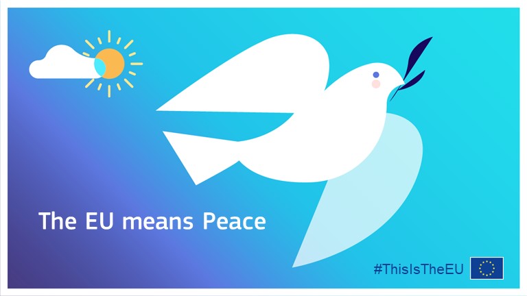 Today, we commemorate 75 years since the end of World War II.

As the number of people who lived through war becomes smaller, we need to remember their stories &amp; our shared history. 

Let us take a walk together through European history. →europa.eu/!dC93bR

#ThisIsTheEU