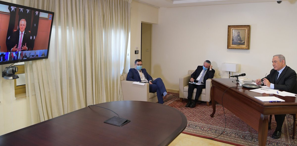 PM Netanyahu: "What we've done, you may have done the same, is publicize for the population when do we go back and we made very clear guidelines and parameters."