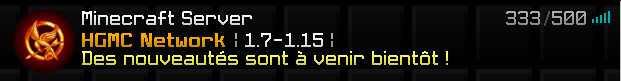 Record de connectés hier soir sur le serveur, avec des parties d'Hunger Games à près de 200 joueurs! (cc <a href="/ColinSSB/">𝒄 𝒐 𝒍 𝒎 𝒂 𝒏 Giovanna</a> )

play.hungergames-mc.fr