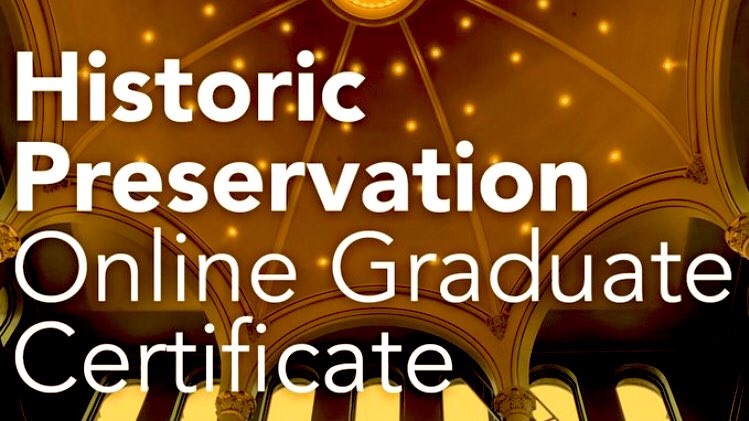 eberge1's tweet photo. The University of Kentucky HP Online Certificate provides students the opportunity to engage with an expert faculty and fellow preservation professionals, all in a flexible learning environment. https://t.co/WkLEkROyDn https://t.co/jPnWmsqzaT
