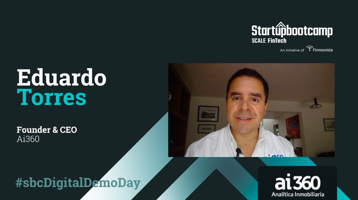 🏘️@Eduardo_T_V from @ai360_mx talks about how artificial intelligence gives a chance to the appraisals to deliver more accurate valuations and, thus, improve the #RealEstate business effiency.💻 #sbcDigitalDemoDay 👉Watch it: youtu.be/9lrB7pEHhgA
