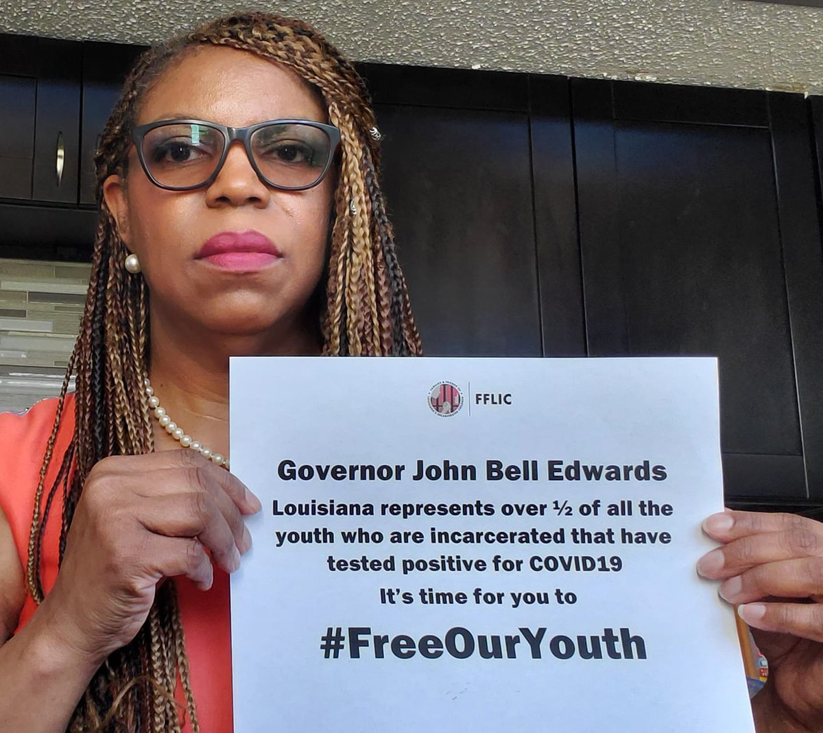 It's time again. Today is an international #FreeOurYouth day of action! We need to tell Governor Edwards to #FreeOurYouth. Print the message to Governor Edwards available at: bit.ly/2z14CRM or create your own message, take a photo of yourself, and tag <a href="/LouisianaGov/">Gov. John Bel Edwards</a>