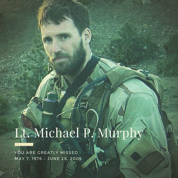 CloydRivers's tweet photo. Happy Birthday to Medal of Honor recipient, and overall badass, SEAL Lt. Michael P. Murphy. Gone but not forgotten. 🇺🇸 https://t.co/5M8GOATf23