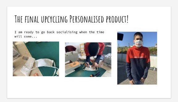 gsmhicd's tweet photo. Eoghan Bonner made a face mask and used his artistic skills to personalise it. All materials were sourced at home and indeed a useful upcycling project during these days. @ATHE_HomeEc #homeeconomics #Makeovermay2020 https://t.co/ZXBldDflNS