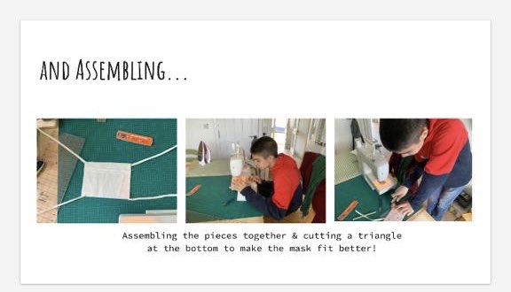 gsmhicd's tweet photo. Eoghan Bonner made a face mask and used his artistic skills to personalise it. All materials were sourced at home and indeed a useful upcycling project during these days. @ATHE_HomeEc #homeeconomics #Makeovermay2020 https://t.co/ZXBldDflNS