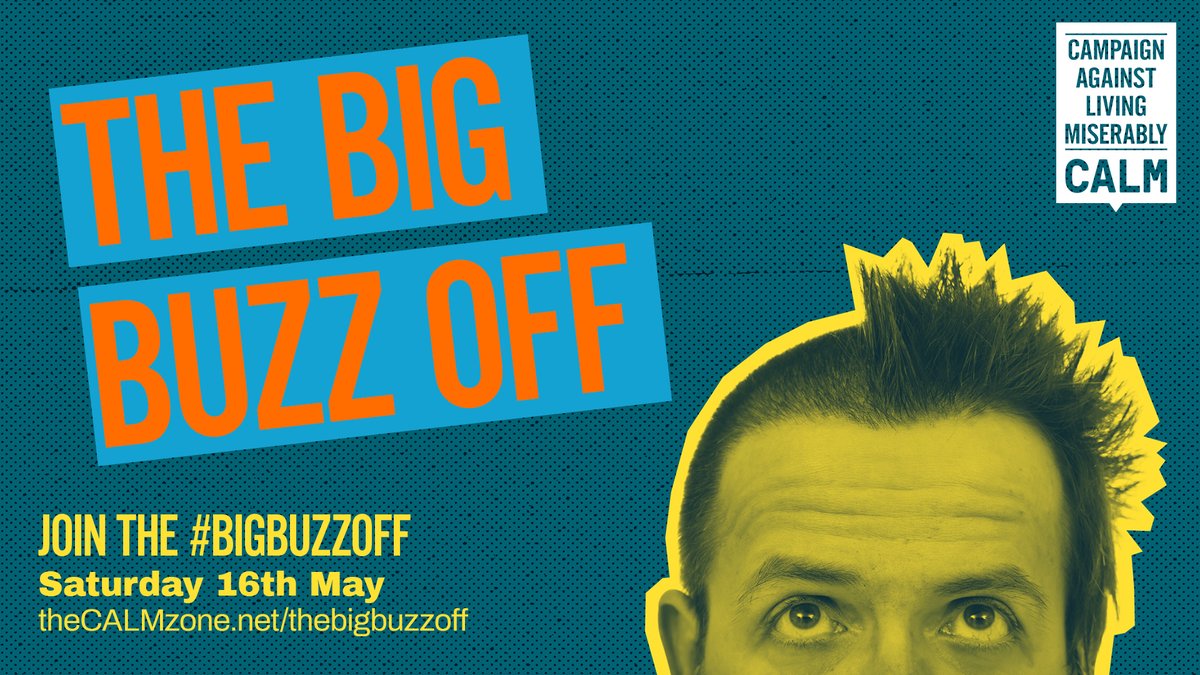 theCALMzone's tweet photo. Social distancing may be continuing but it’s time to get a close shave. Make a hair-oic gesture and join the #BigBuzzOff. 

With the barbers closed, we want you to shave off those lockdown locks (or beard) and raise money for our life-saving services. 

https://t.co/AZBjEtHLxD https://t.co/afKPVStr7K