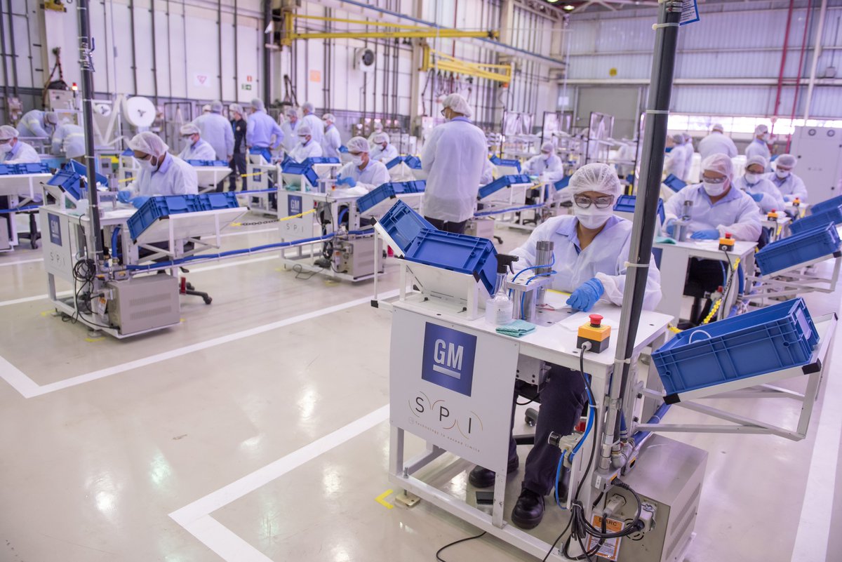 GMBPress's tweet photo. A General Motors para ajudar na desaceleração do contágio e se preparar para um retorno gradual e seguro nas suas fábricas, está investindo na produção de máscaras de proteção no Complexo de São Caetano do Sul.
https://t.co/Dvkj6D0vXs https://t.co/ndnqHDMffA