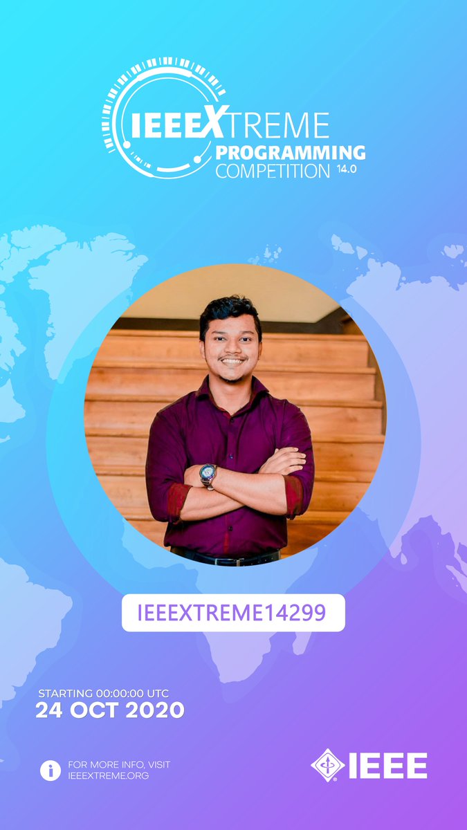 de_sanjula's tweet photo. Hello everyone!,
This is Sanjula De Alwis , from the region R10, IEEE Sri Lanka Section.I am Undergraduate at NSBM Green University following Software Engineering and I am currently volunteering for IEEE NSBM Green University Student Branch. 

#ieeextreme14 #ieee https://t.co/xOvFiNvi6a