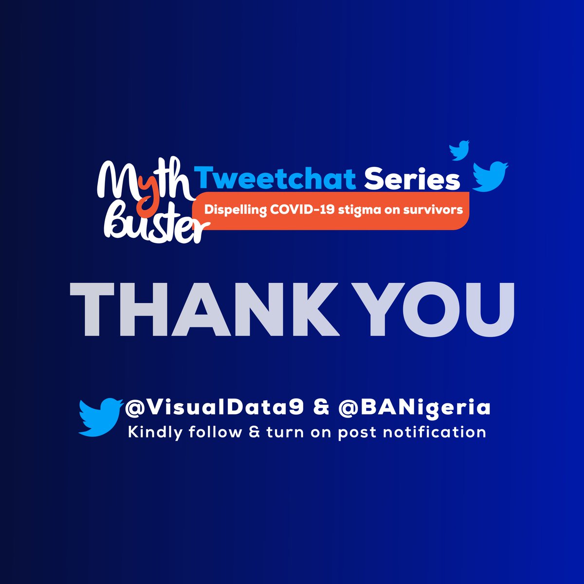 legis360's tweet photo. @BANigeria @drbaddie @WHO @USAIDNigeria @ActionAidNG @CCSImpact @JohnsHopkinsCCP @Fmohnigeria @NCDCgov @savechildrenNG @LagosPHCB We have come to the end of our tweet chat for today. We sincerely thank @BANigeria @drbaddie for contributing greatly to this session. 

We are also grateful to everyone who contributed, thank you. 

#StopTheStigma #MythBusterSeries https://t.co/s2C2TtAJvQ