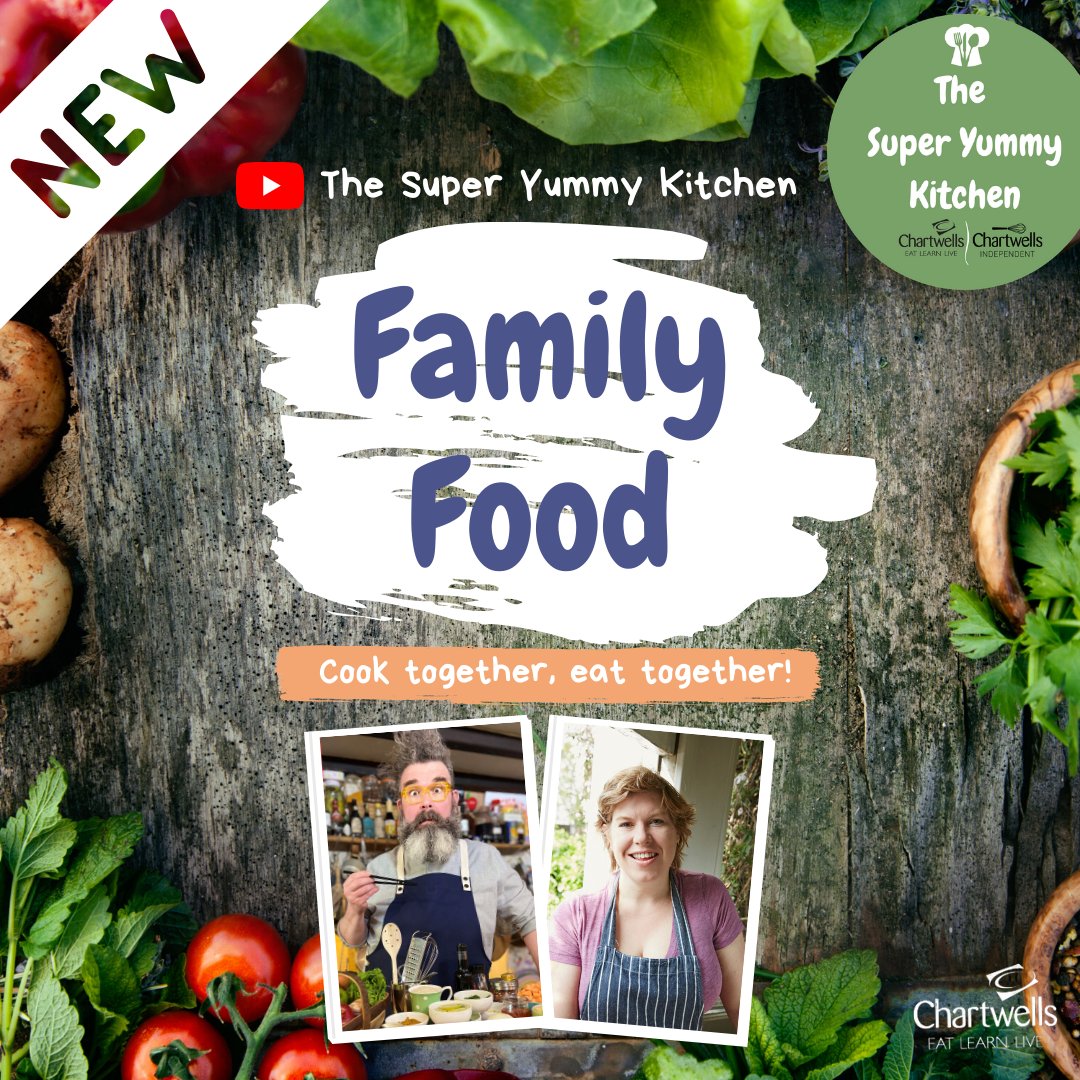TheSYKitchen's tweet photo. FAMILY FOOD is launching Monday!๐๐ฅฆ๐จโ๐ฉโ๐งโ๐ฆ We are so excited in #TheSuperYummyKitchen to bring you some new, simply delicious cook-a-long videos and recipes, for the whole family! Stay tuned! ๐ฝ๏ธ#HappyWeekend #CookTogetherEatTogether #CookingWithKids https://t.co/57yGUBVl3t