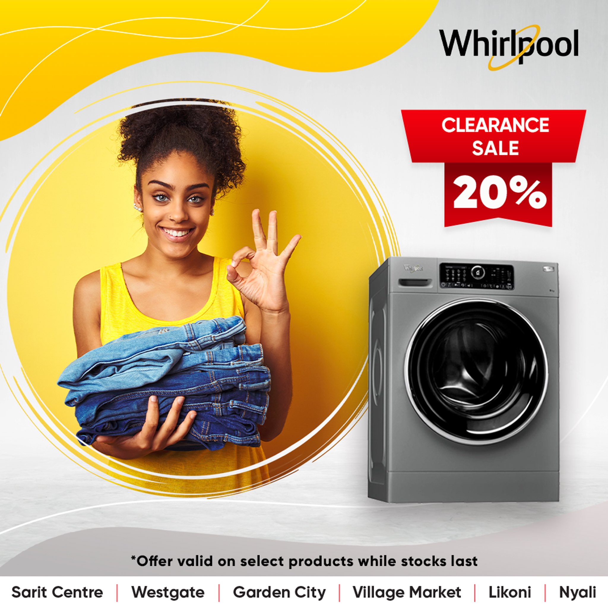 Washing machine 2024 sale clearance