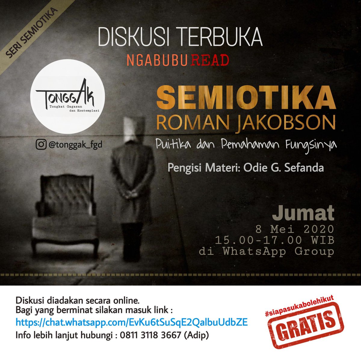 Siapa suka boleh ikut! Silakan join dan klik: chat.whatsapp.com/EvKu6tSuSqE2Qa…