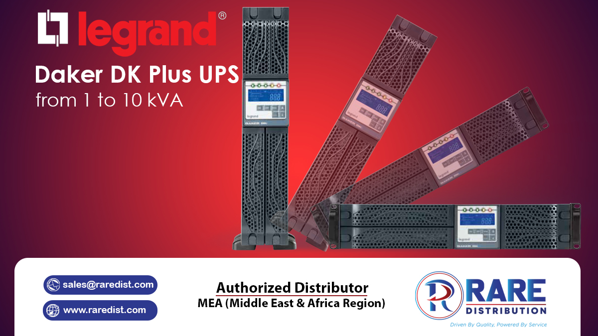 RareDist's tweet photo. Legrand Daker DK Plus UPS
Daker DK UPS Plus is a single-phase uninterruptible power supply with high-frequency PWM technology, Double Conversion Online.
#raredistribution #raredist #rare #omanprojects #kuwaitprojects #legrand #ups #dakerdkplus #legrandups #powersolution https://t.co/uvUTpZO2IC
