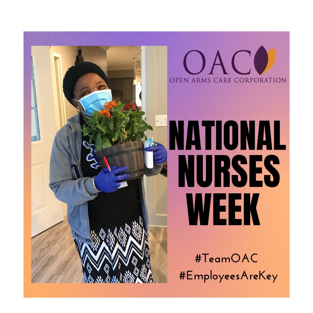 OACTN's tweet photo. Memphis Operations, started #NursesWeek by giving plants to all of the Nurses. We hope these plants will serve as a reminder of how much they have sown into the lives of both the clients and staff. #NursesWeek #NursesWeek2020 #TeamOAC #EmployeesAreKey https://t.co/b5zGzaCejt