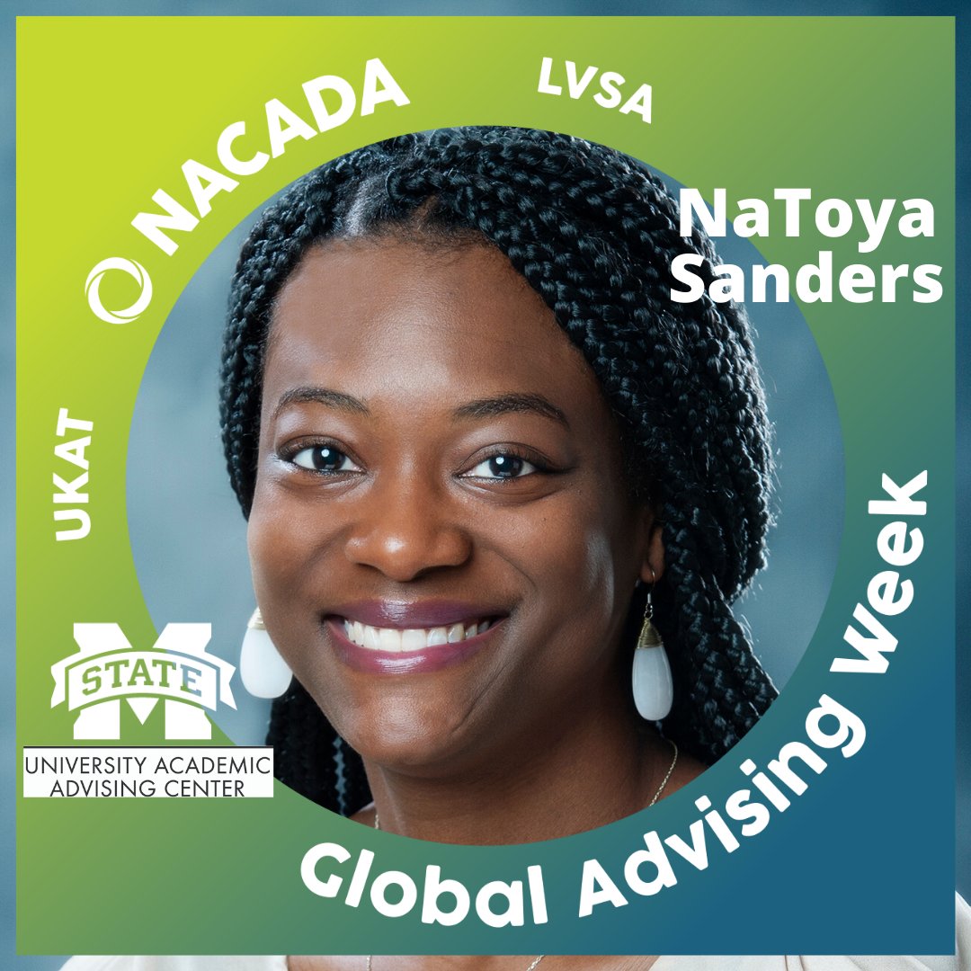 Meet NaToya Sanders! NaToya grew up in Corinth, MS and is an MSU alumna, graduating in 2010 with a BA in Marketing. She joined the UAAC team in 2018 as a C2C Coach and Academic Coordinator. Her favorite part of advising is helping students choose a career path. #nacadafaMily