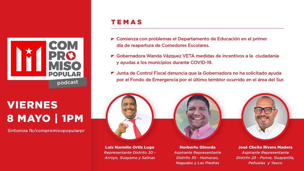 compopularpr's tweet photo. ¡Conéctate mañana a la 1PM 🔥! Te esperamos ��� https://t.co/biUcUcqNdd https://t.co/93jMc4nZiH