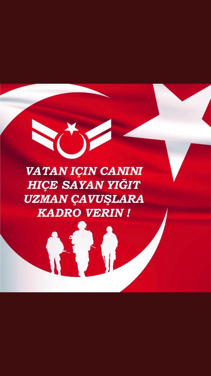 #UzmanCavuslarKahramandır
Ne kadar haini çok bir ülkeyiz Bazı sanatçı müsveddeleri ekmegini yedigi milletine ihanet etmis dhkpc li terörist öldu diye  ağlaşıyor  tweet
atıyor
Oysaki Kahramanlar can veriyor yurdu yasatmak için
