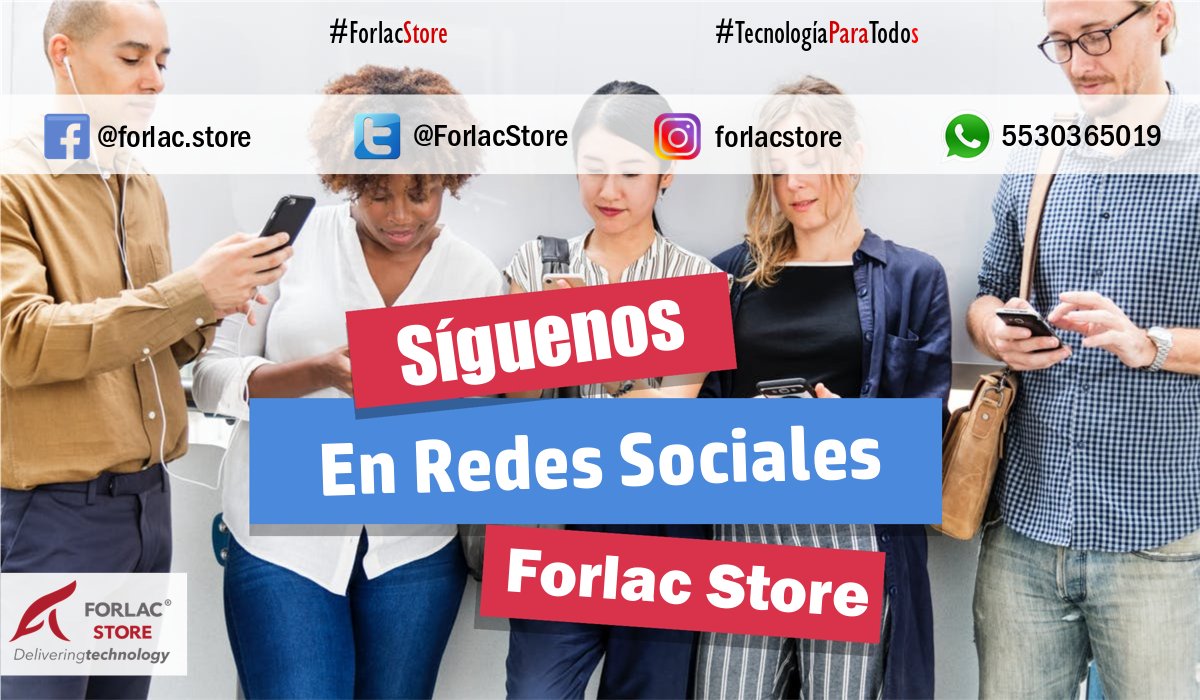 ForlacStore's tweet photo. Síguenos 😉 @ForlacStore 

#ForlacStore #Tecnologiaenforlac #BuenosDias #Computadoras #Computo #Tecnologia #RedesSociales #SiguemeYTeSigo #EsUnDiaMasPara https://t.co/JQWyEWmuuX