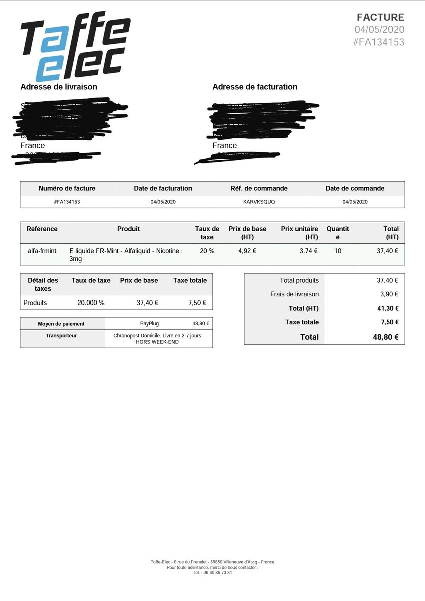 1NL_by_ERO's tweet photo. @TaffeElec bien joué, merci pour les 5 flacon en plus mais ça n'a rien a voir avec ma commande. Du coup plus aucun liquide pour passer ce long WE confiné. #lesnerfsvontlacher https://t.co/VfPfua3OMZ