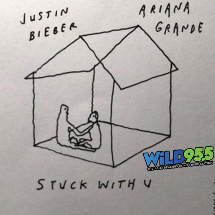 WiLD955's tweet photo. TONIGHT at MIDNIGHT! Hear the @WiLD955 Exclusive World Premiere of @JustinBieber & our hometown girl @ArianaGrande's new song #StuckWithU! Then hear it again and again and again...EVERY HOUR…ON THE HOUR…ALL DAY FRIDAY...ON #WiLD955! #Beliebers #Arianators #NewHITSFirst https://t.co/B3e2UKgBPj