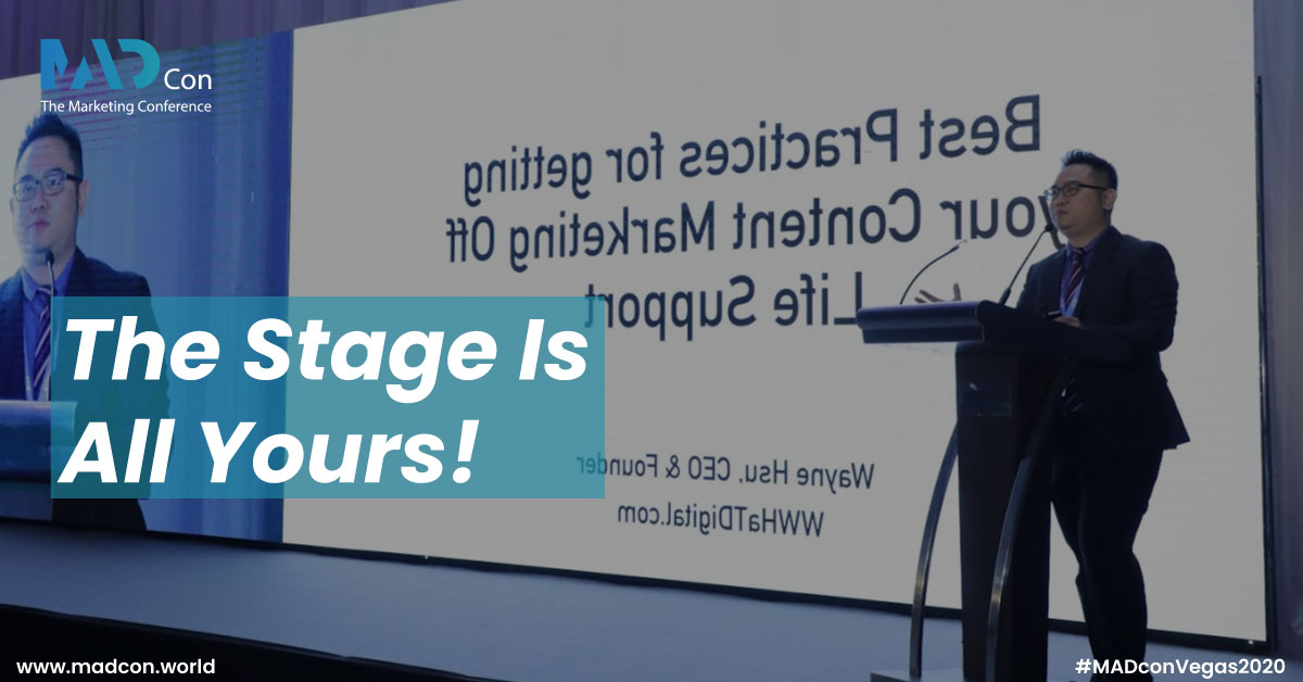 marsumworld's tweet photo. Got a business idea that can contribute to the ever-evolving world of marketing? Pitch it at the most awaited marketing summit of the year - MADcon 2020! Visit us for more info : https://t.co/475QetwDTy
#Marketing #Conference #MADcon #MADconVegas2020 #PrismEvents #PrismEventsINC https://t.co/F6xKHzDRue
