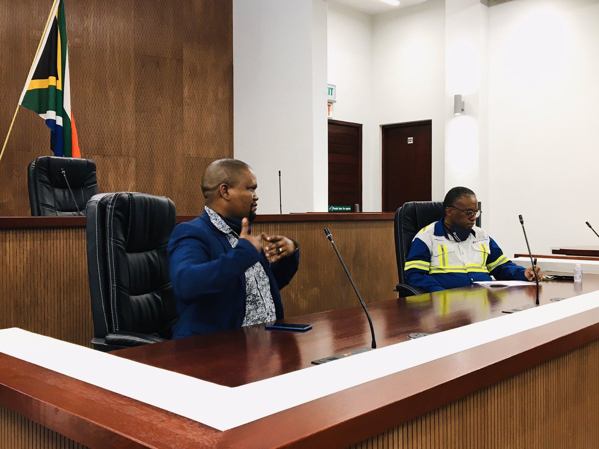 GamagaraLocal's tweet photo. Gamagara Local Command Team with #AngloAmerican Team in session discussing plans to curb the spread of #CoronavirusInSA https://t.co/ZjyNRTubiD