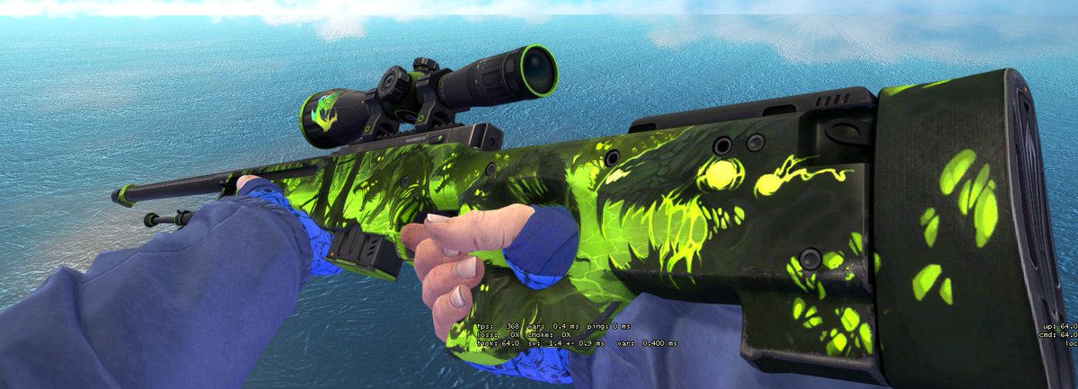 AWP (StatTrak™)  Atheris (Testada em Campo)