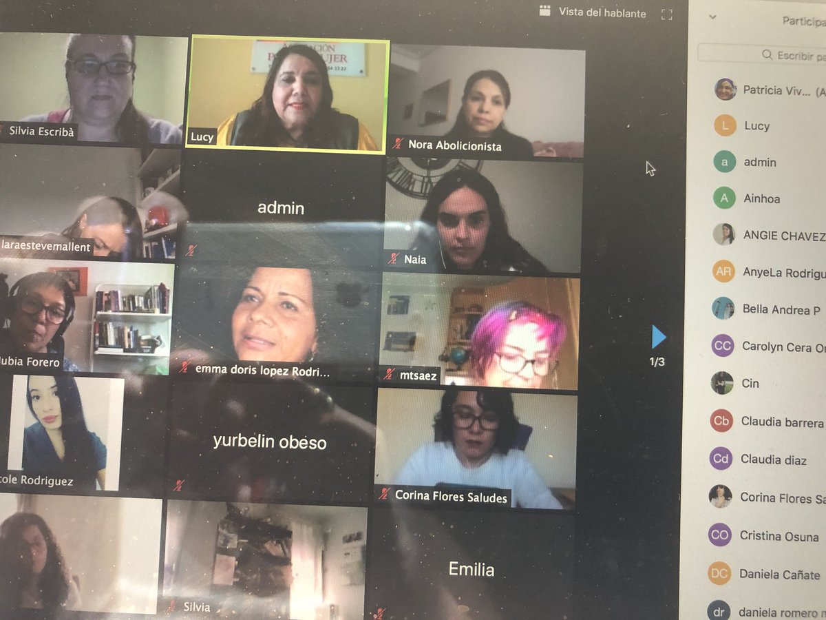 haurralde's tweet photo. @funteknos en directo #EmmaDoris desde #Colombia nos habla sobre #ODS5 y #ViolenciaMachista en #confinamiento @emakundEJGV @PorTiMujerONGD @Malenetxea1 @ArenaLaurisilva https://t.co/JMtRqVkX09