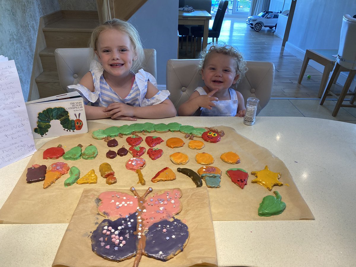 alieshamorley96's tweet photo. Ava made the hungry caterpillar biscuit part of her topic this week! @StBellarmine  #SRBrec https://t.co/JpyhFcJCGg