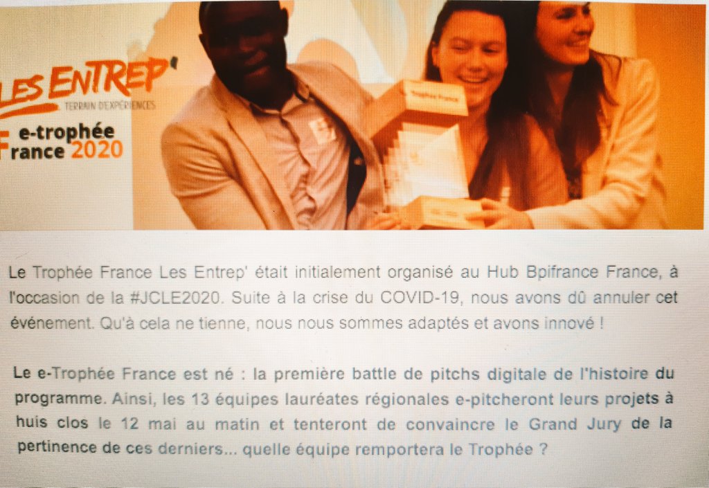 SergeMarshall's tweet photo. 🎯#AutreActu aime et soutient #LesEntrep #eTrophees #battle #pitch https://t.co/5d2UcE6vFa