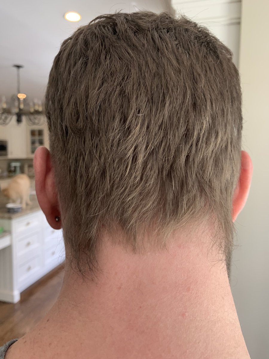 ThisIsRobThomas's tweet photo. No matter what anyone tells you do NOT try to cut your own hair. To be fair, no one told me it was a good idea. #Quarantine #DIY https://t.co/vVyDpZtLuR