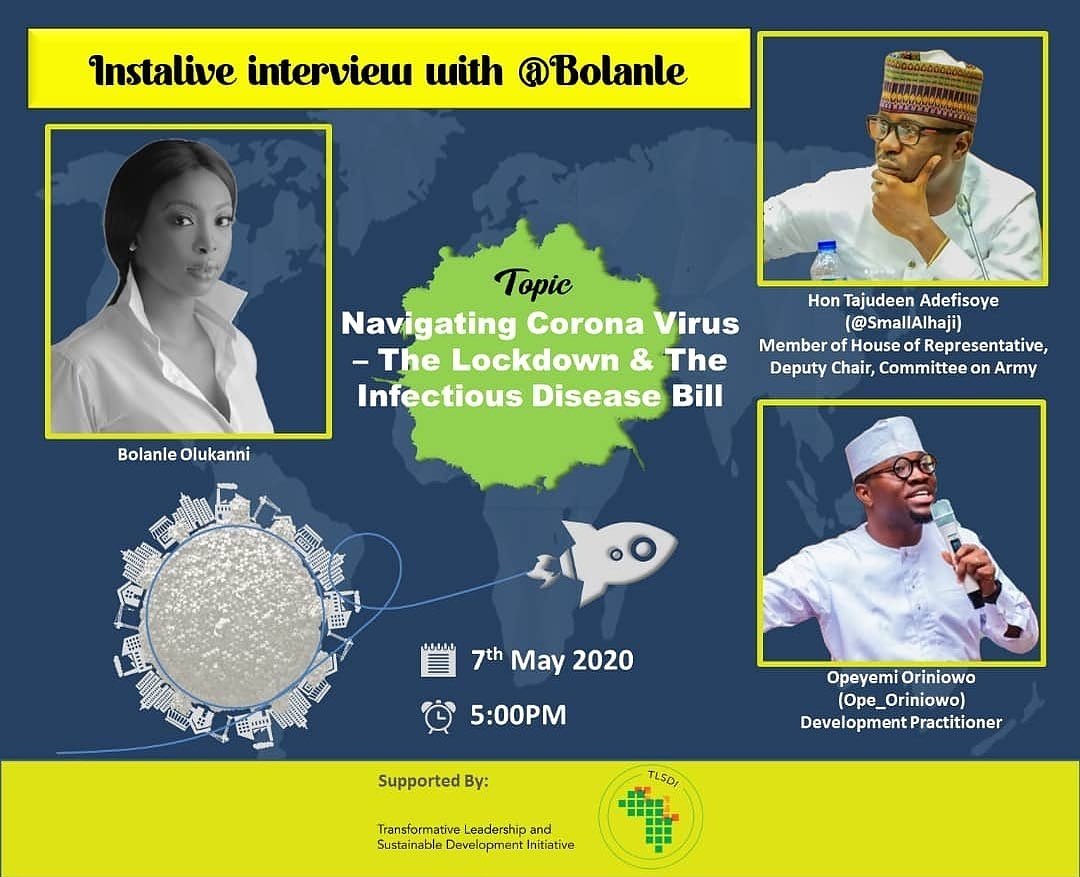 EiENigeria's tweet photo. Is the Bill going to protect citizens? How much is too much ? So many questions are being answered on IG Live - @Bolanle.
Tune in!
#StopNCDCBill
#COVID19NIGERIA @bolanleolukanni https://t.co/rd4Ps0Q3C3