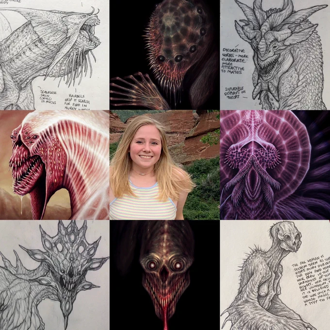 Hi I'm Hannah and I like to draw monsters ? 

#artvsartist #artvsartist2020 