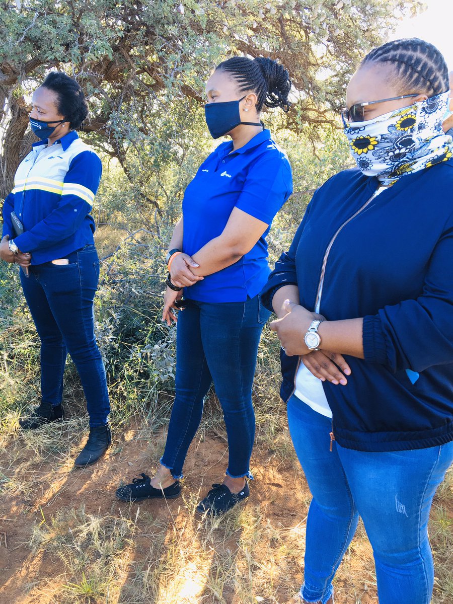 GamagaraLocal's tweet photo. Gamagara Local Command Team #COVID19inSA with the Mine #AngloAmerican #Kumba visiting the water project in #Babatas #CPAArea to track progress. This is inline with government’s program to provide water in all areas during #NationalLockdown. https://t.co/9Mk1tKjFV1
