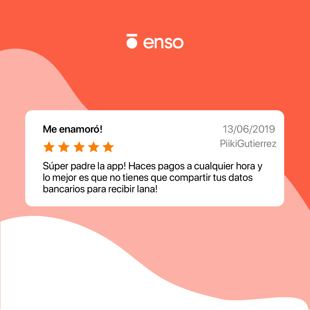 EnsoFintech's tweet photo. Y a ti, ¿qué te encanta de tu app Enso? 🧡 deja tu calificación y comentarios en tu App Store o Play Store https://t.co/Bu89U8Gs2O
