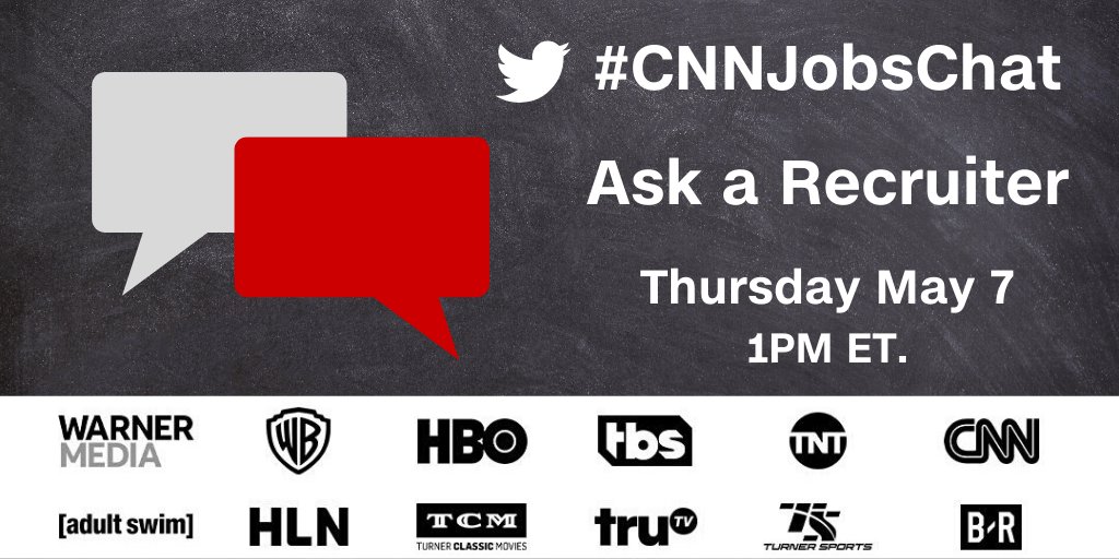 Wondering how to prepare for your next interview?  Ask a <a href="/WarnerMedia/">WarnerMedia</a> recruiter during our #CNNJobsChat.  It's happening today 1PM ET.