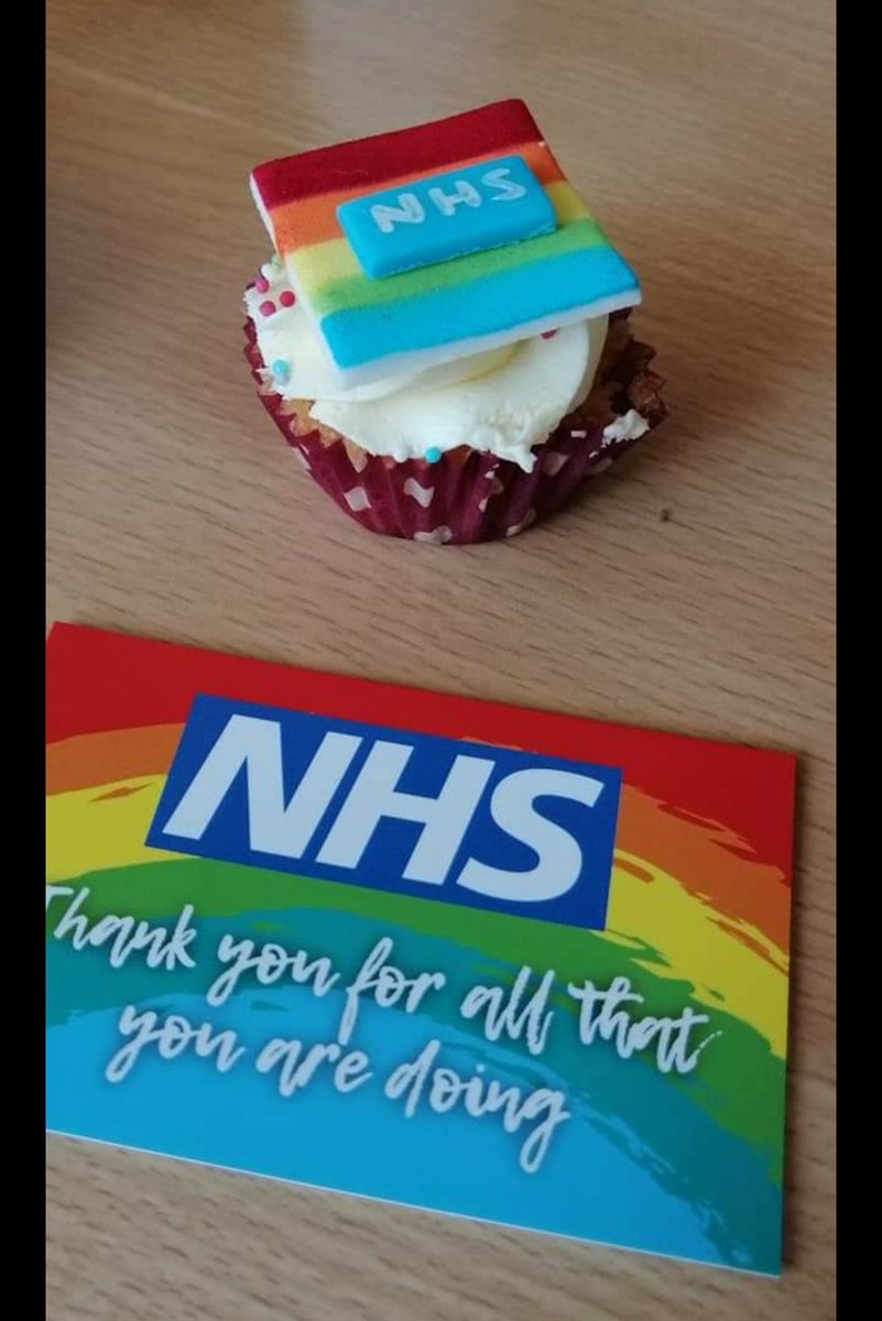 HeatherLewis70's tweet photo. Lovely to receive these tasty cupcakes @SpftSoamhs from @samanthallen , very well received at the team meeting, thank you x https://t.co/CwDAb6KlYq