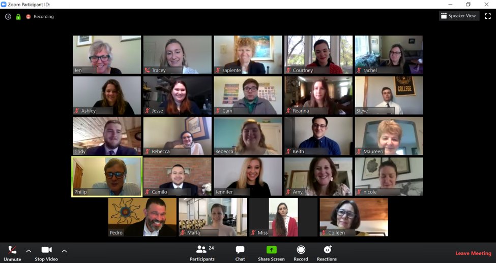 Secretary Rivera just held his first virtual #SchoolsThatTeach visit with <a href="/LycomingCollege/">Lycoming College</a> student teachers ➡️ new teachers!

They discussed the importance of over-preparing, hidden backpacks and tool belts, being authentic, and more.

Your futures are bright - thanks #lycoEDU!🤩