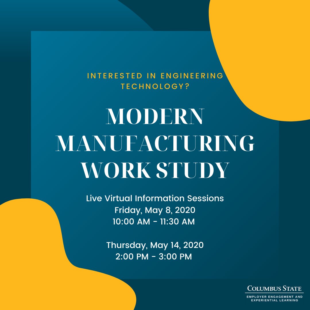 csccmmws's tweet photo. Students Interested in Engineering Technology - Register NOW for these virtual information sessions!!!! 

May 8th - https://t.co/1q3FD5cJho
May 14th - https://t.co/wCfDx14CH0 https://t.co/ZX1SOR5GIv