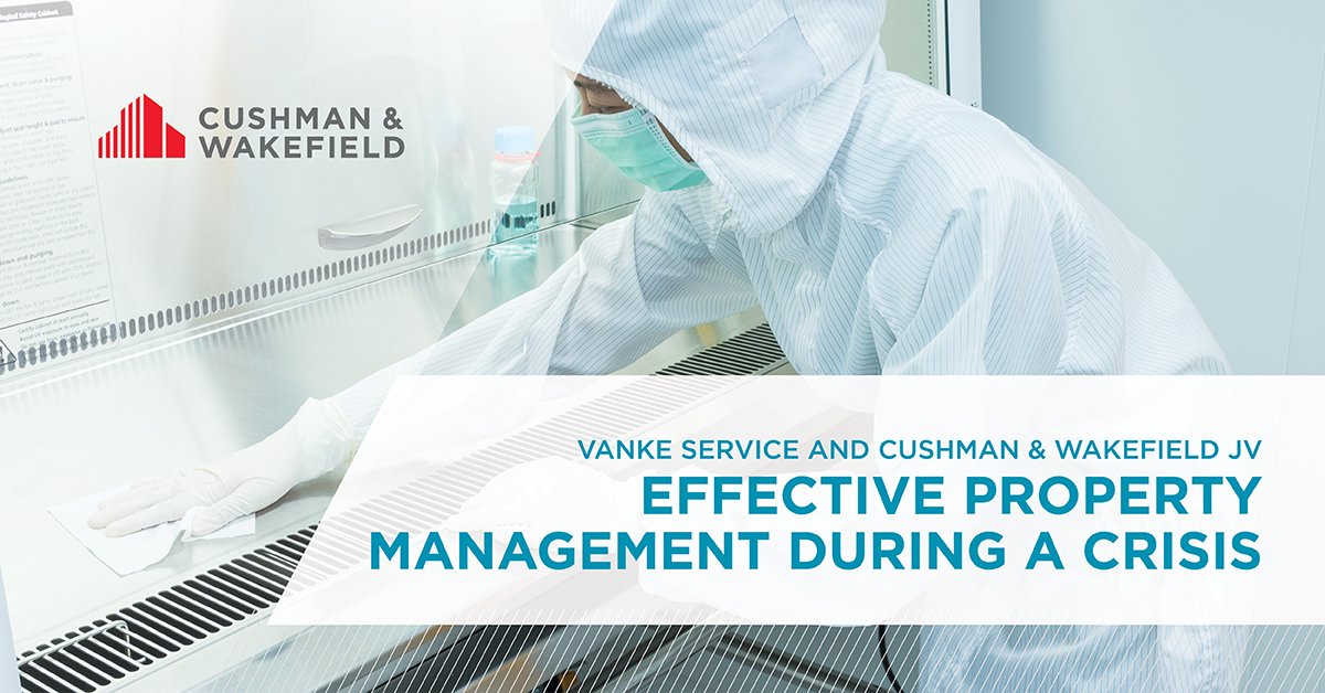 CushWake's tweet photo. Vanke Service and Cushman &amp; Wakefield's Joint Venture took several measures to manage the COVID-19 pandemic and its impact, creating a foundation to help landlords effectively manage the crisis response. Read more >> https://t.co/5YqMMiRYYV https://t.co/cjst4WnqHS